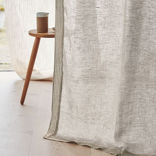 Trim on Sheer curtain