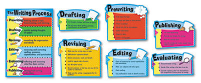 Carson-Dellosa Publishing The Writing Process Bulletin Board Set