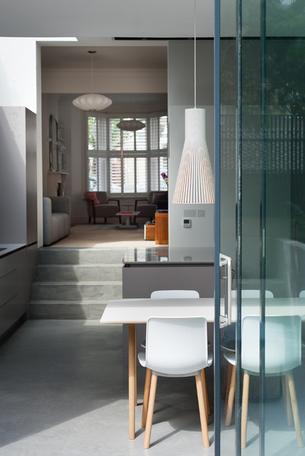 Islington House Project transitional-dining-room