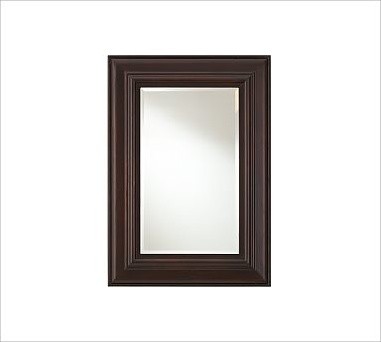 Solano Mirror, Rectangular, 30 x 42", Espresso stain