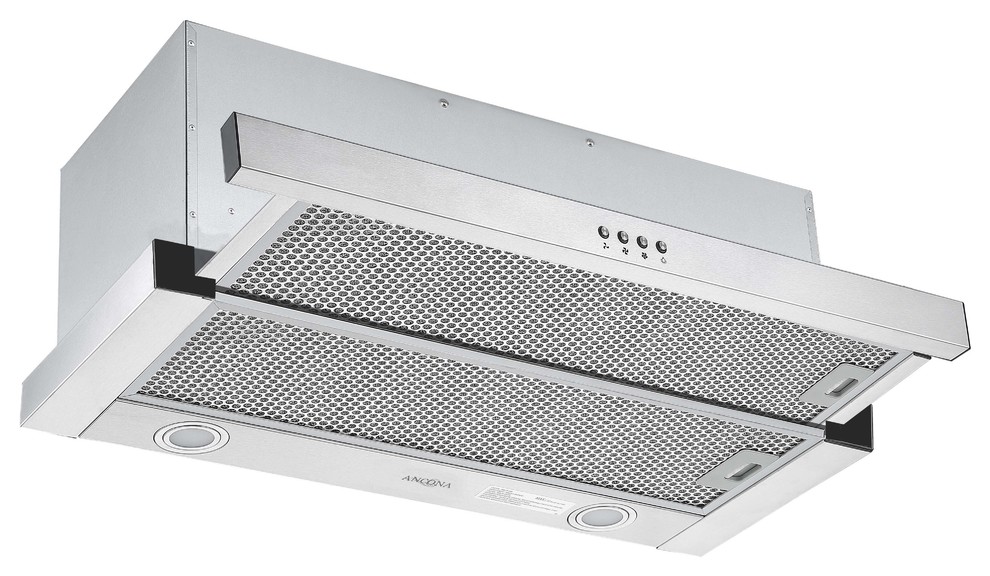 Forte Slideout Stainless Steel Range Hood Contemporary Range Hoods