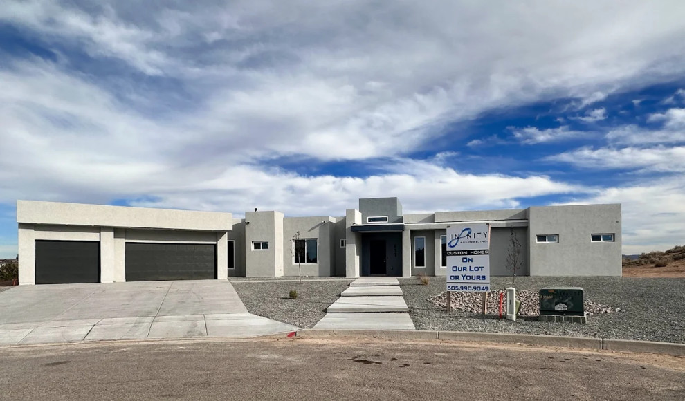 Modern Adobe Style Home