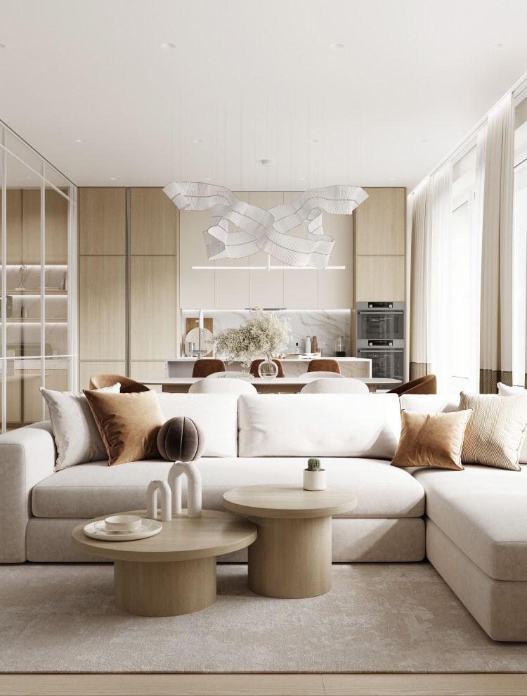 Современный дизайн квартиры в ЖК River Park