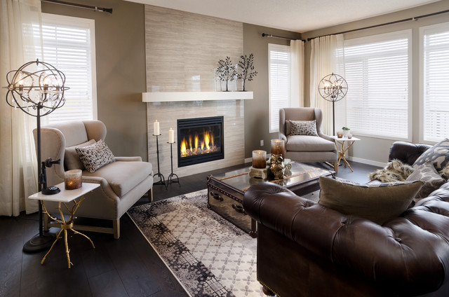 The Sierra Showhome (Calgary, Alberta) contemporary-living-room