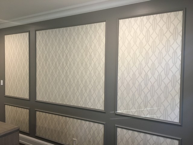 DIY Framed Wallpaper Panels  Alexa at Home