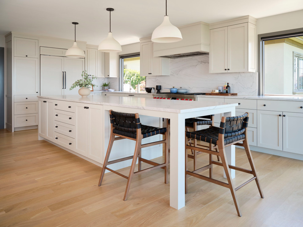 Inspiration for a transitional kitchen remodel in Seattle