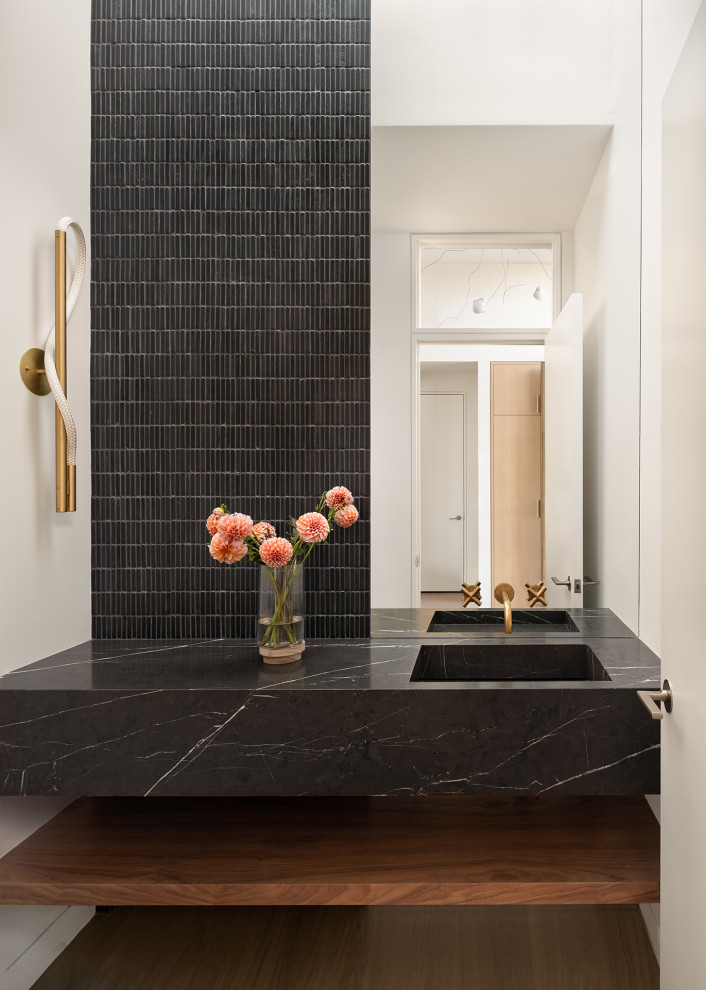 San Mateo Hills - Modern - Powder Room - San Francisco - by ODS ...