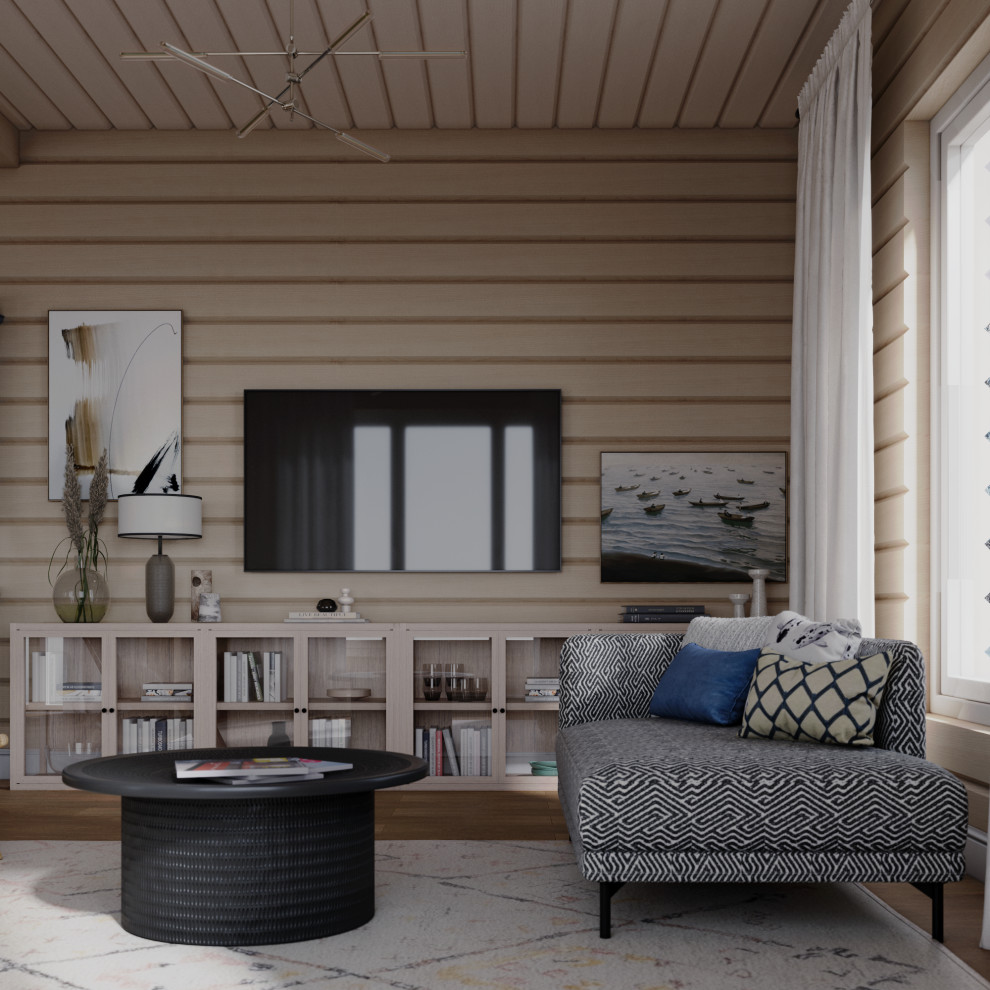 Дизайн частного дома в поселке Жодочи