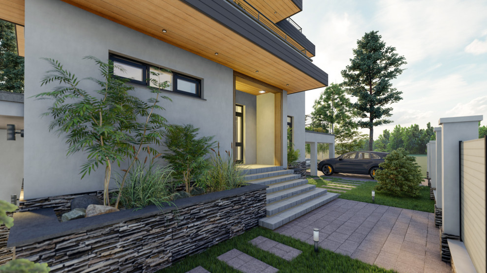 Современный загородный дом