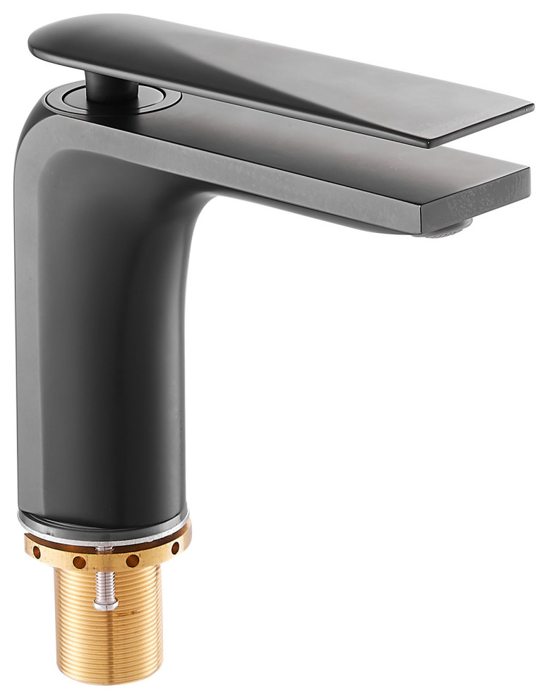 Vanity SingleHole Faucet LB9301 Transitional Bathroom Sink Faucets