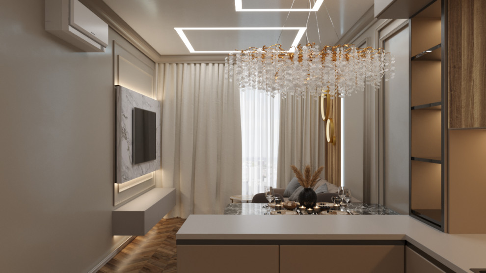 Кухня-гостинная