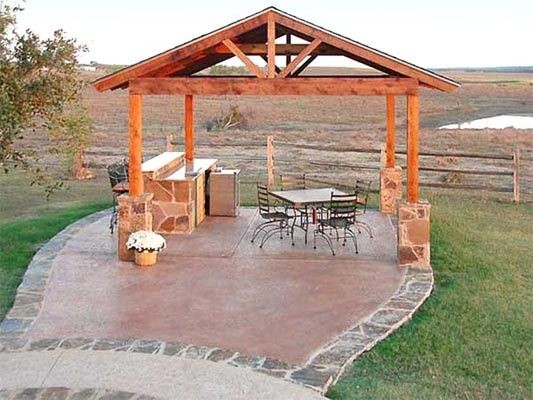 Decks Patios Pergolas Rustic Patio Austin By Texas