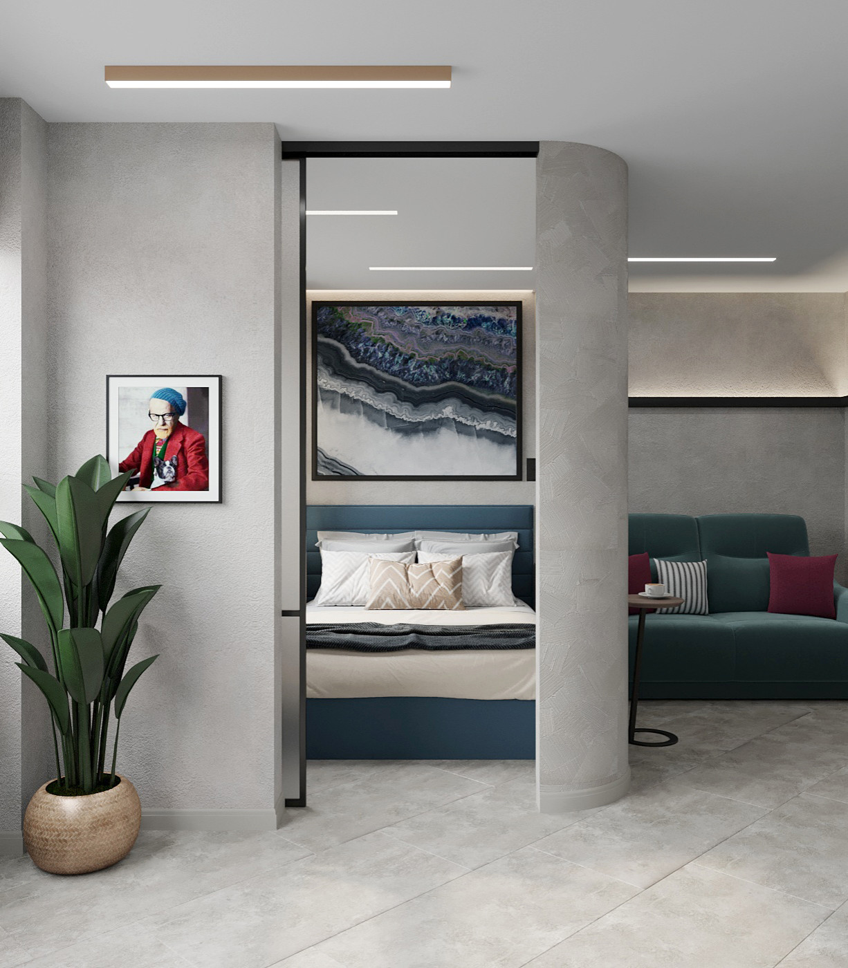 Квартира-студия для требовательного психолога