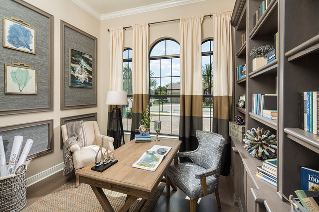Coastal Modern maritim-arbeitszimmer