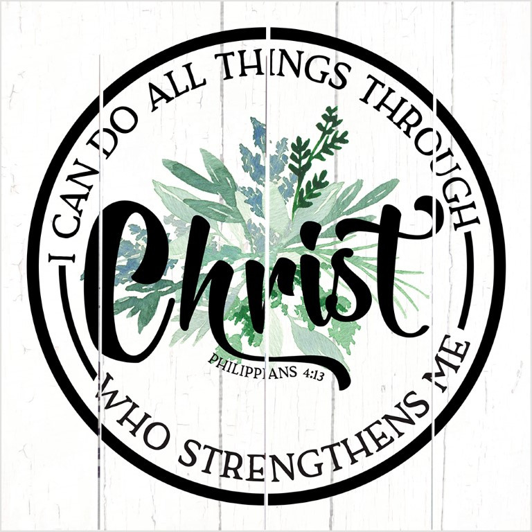 I can do all things through Christ Pallet Art Contemporary Prints