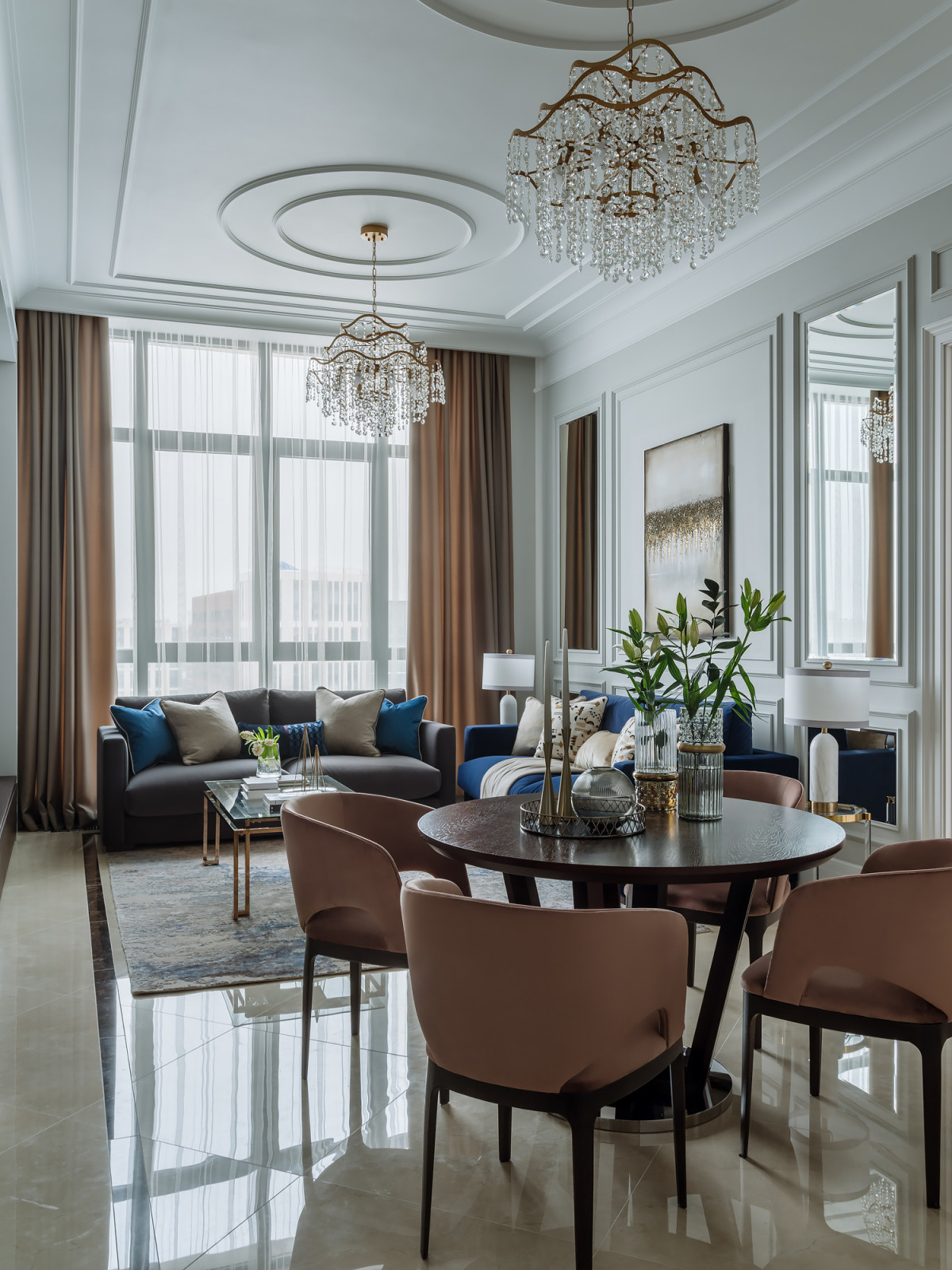 Стилизация квартиры в ЖК Барин Хаус