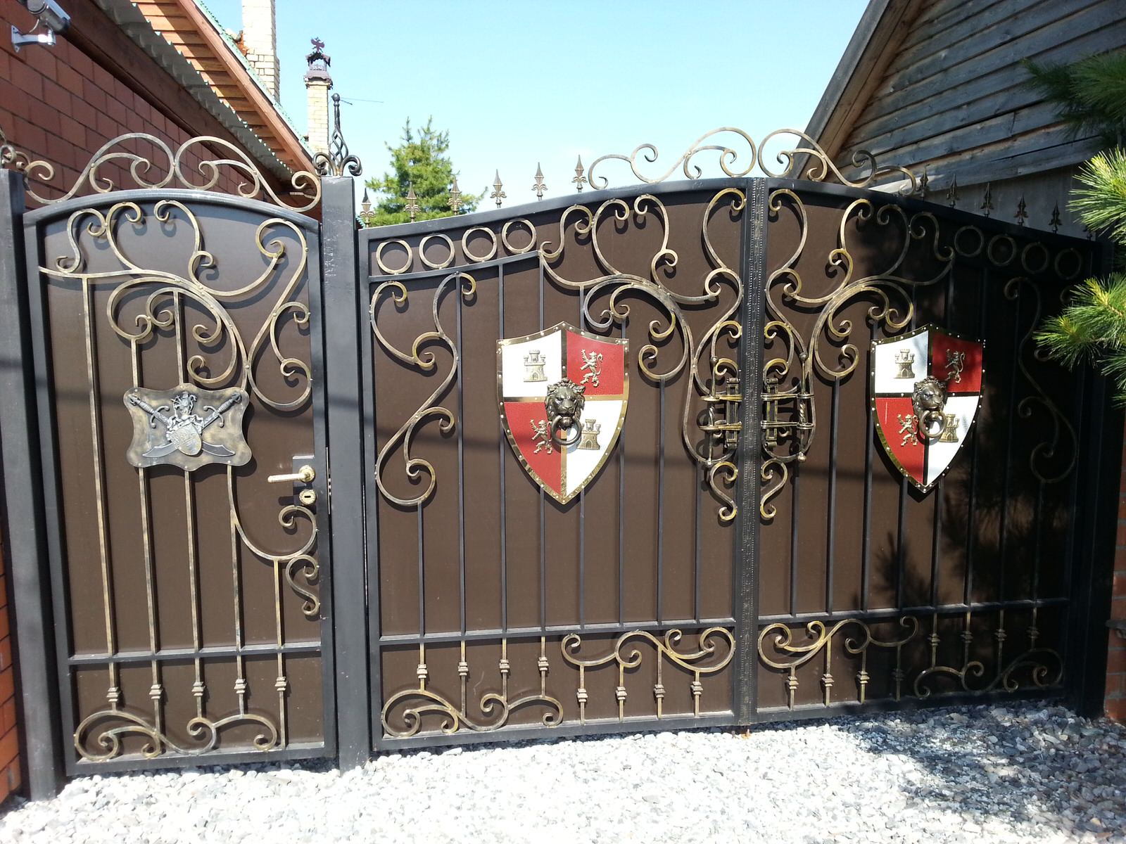 Кованые ворота и калитки