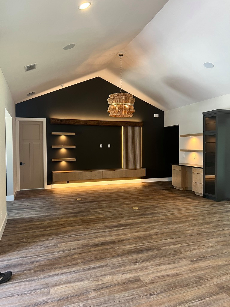 Custom Accent TV Wall