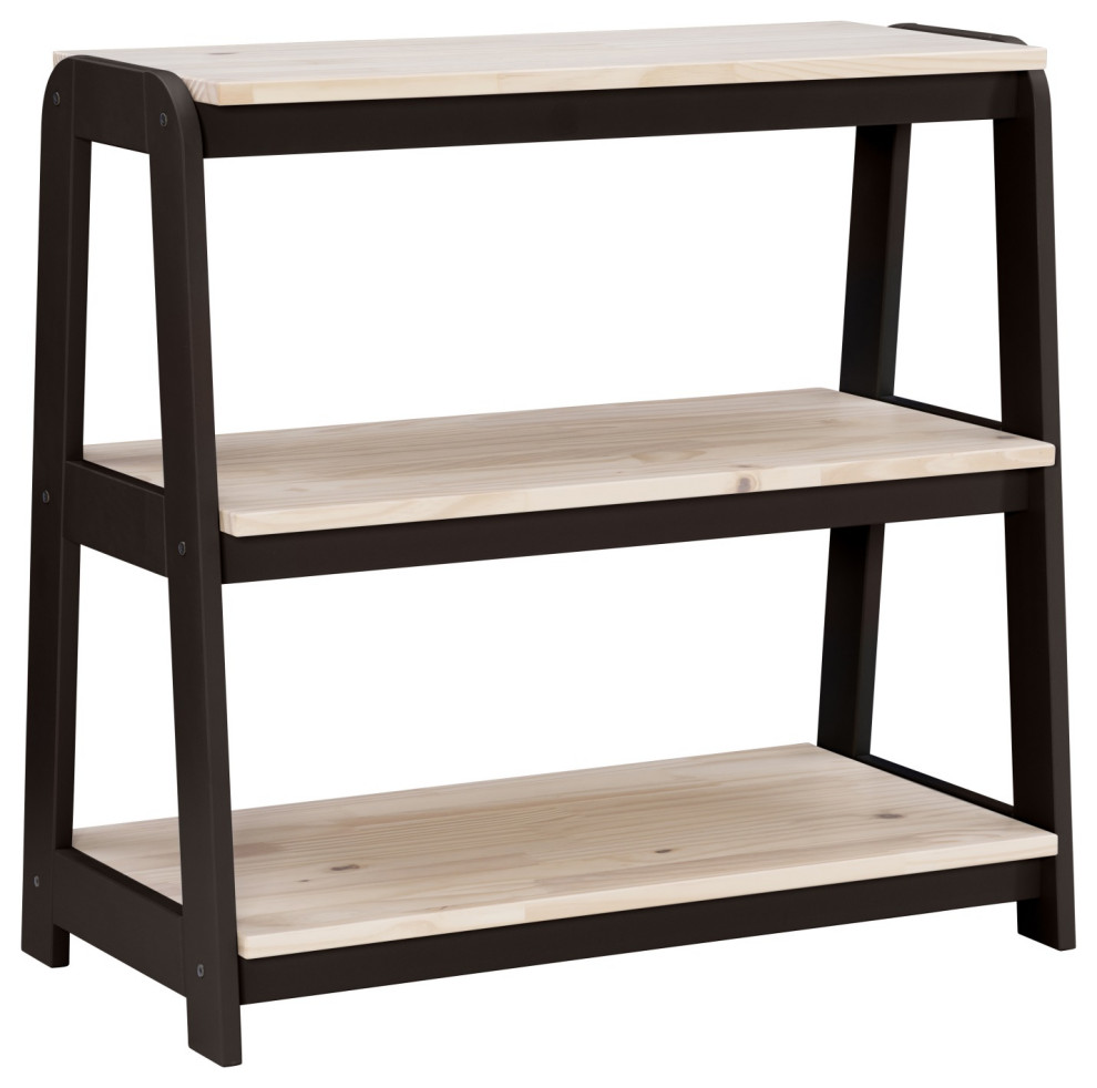 Harwich Bookcase Printer Stand Black Modern Bookcases by