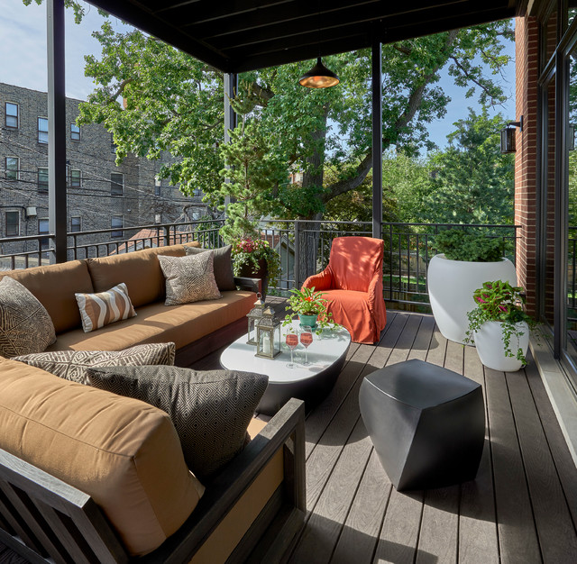 An Adventurous Home - Deck contemporary-terrace