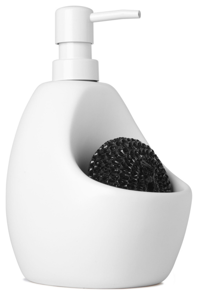 Umbra 330750 Joey 4"W Ceramic Soap Dispenser - White