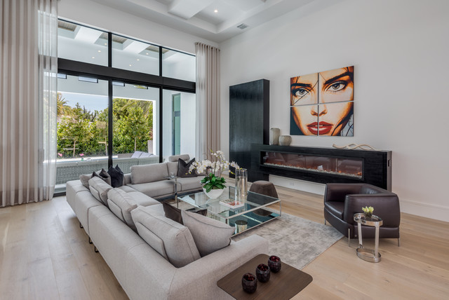 High End Staging trendy-dagligstue
