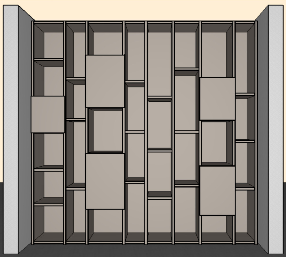 Feature Shelving Wall