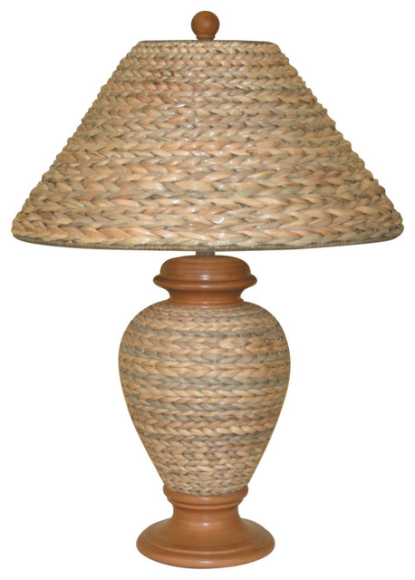 Seagrass Table Lamp with Seagrass Shade