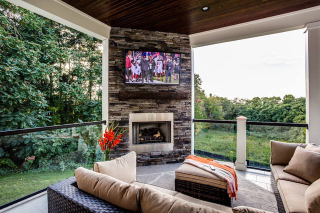 Main street contemporary-veranda