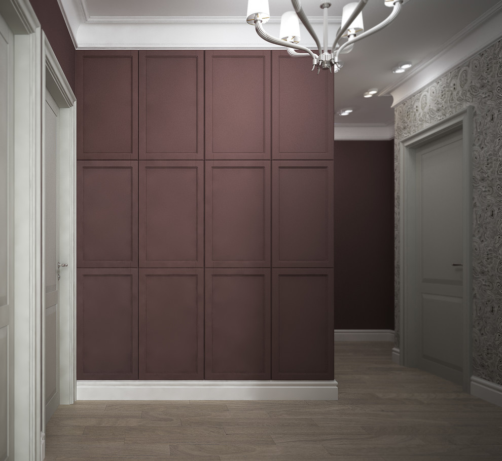 Marsala and Marble Интерьер квартиры для семьи с двумя дочками.