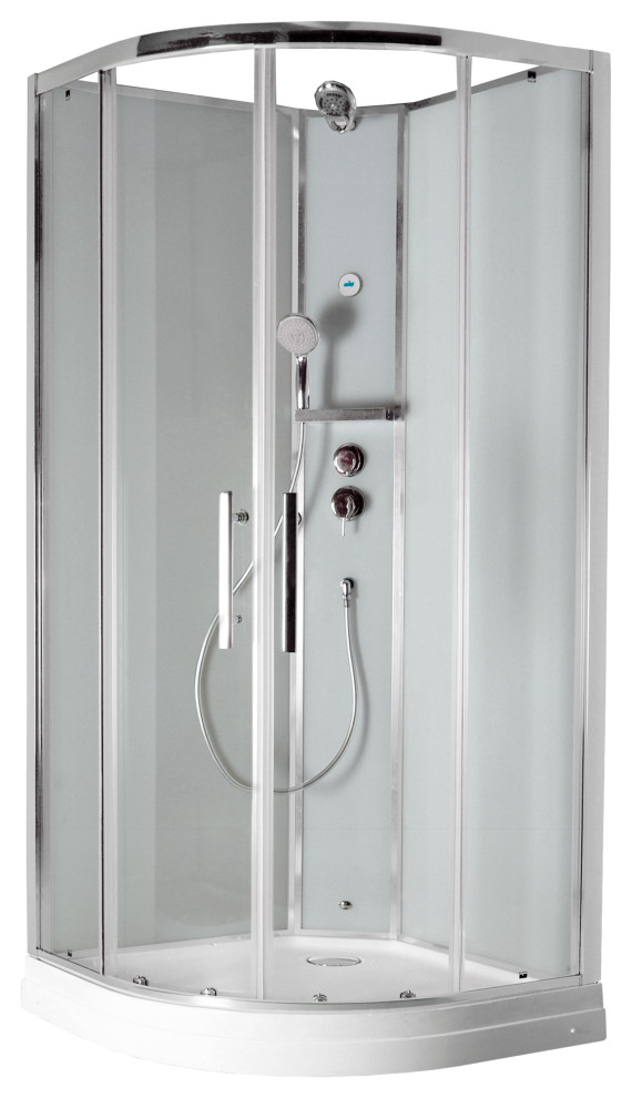 Душевая кабина ILMA в интерьере ванной комнаты