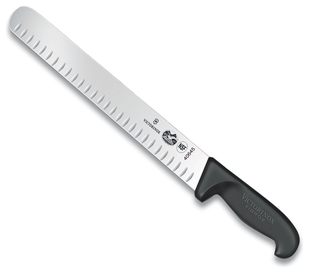 Victorinox Fibrox 12" Granton Ham and Roast Beef Slicing Knife 40645