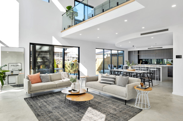 Newel House contemporary-living-room