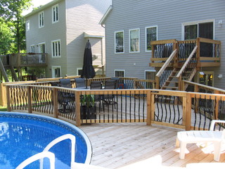 500 sq ft backyard pool - Traditional - Porch - Ottawa 