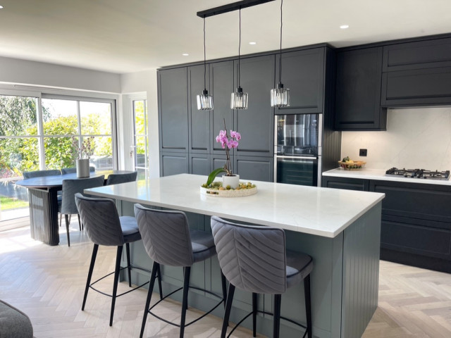luton open plan modern-kitchen