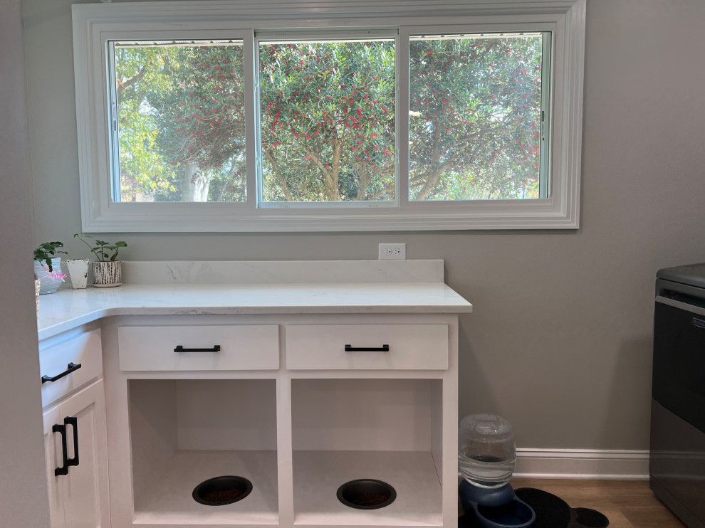 Sage Kitchen and Laundry Room