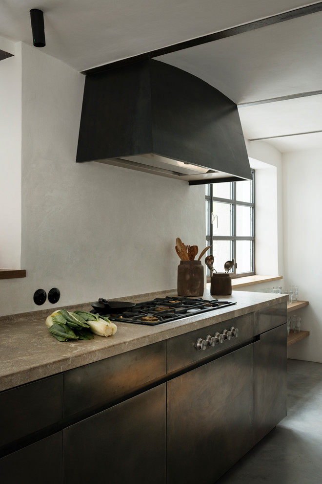 This is an example of an industrial kitchen in Munich.