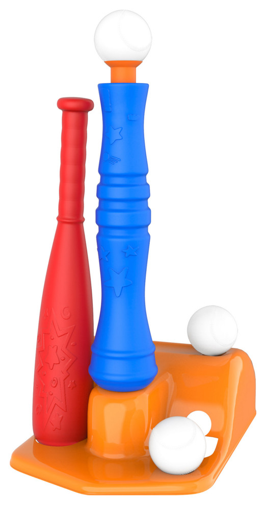 Portable Tetherball Set with Heavy Base Complete Outdoor Tetherball