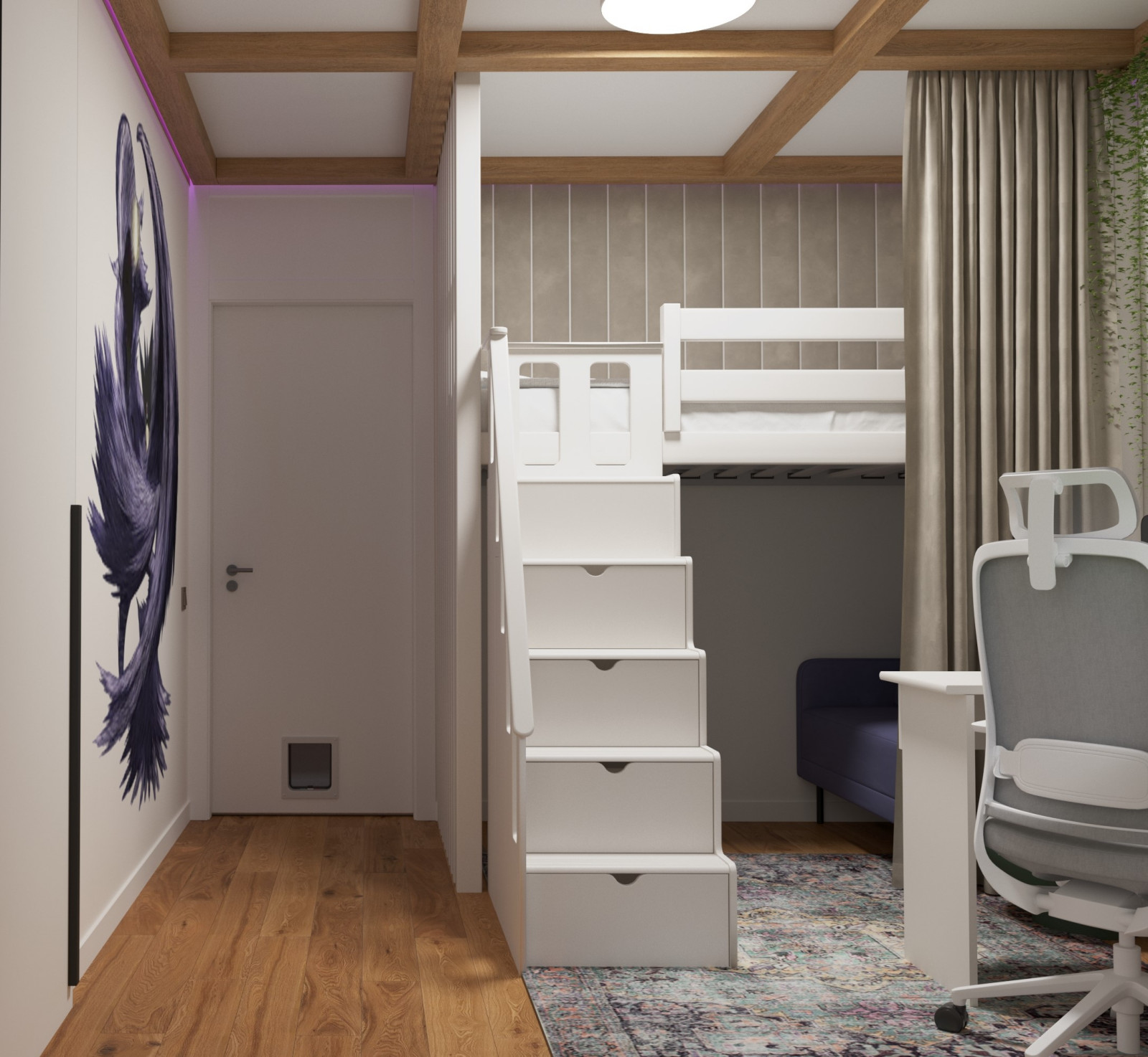 Проект квартиры в Москве, джапанди