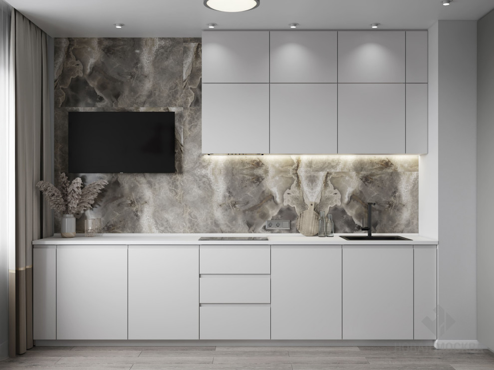 Дизайн-проект трехкомнатной квартиры ЖК "Лучи"