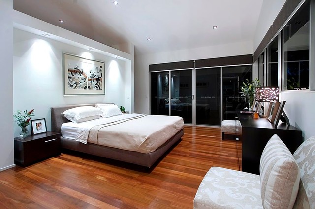 Modern White Bedroom modern-bedroom