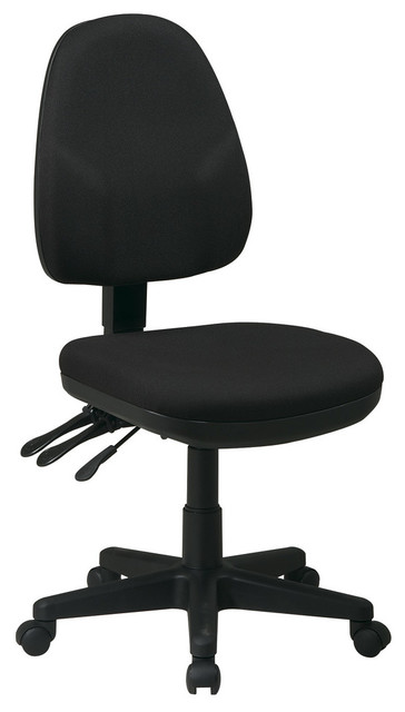 Dual Function Ergonomic Chair With Adjustable Back Height, Custom Fabric Choice