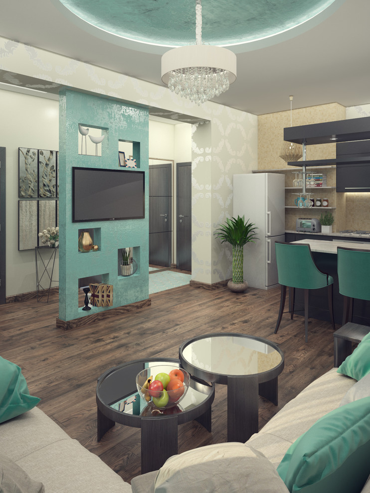 Эффектный дизайн для не большого пространства.