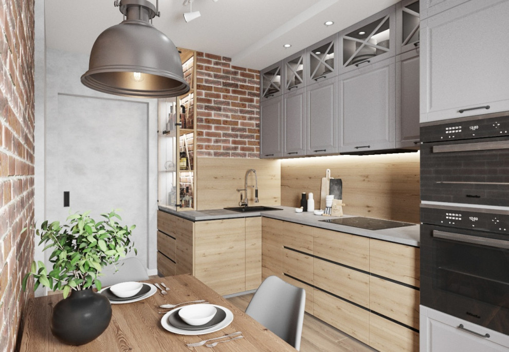 Кухня в стиле лофт
