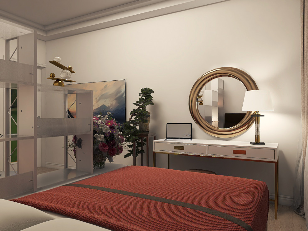 Приватная зона - зона сна. Вид с кровати