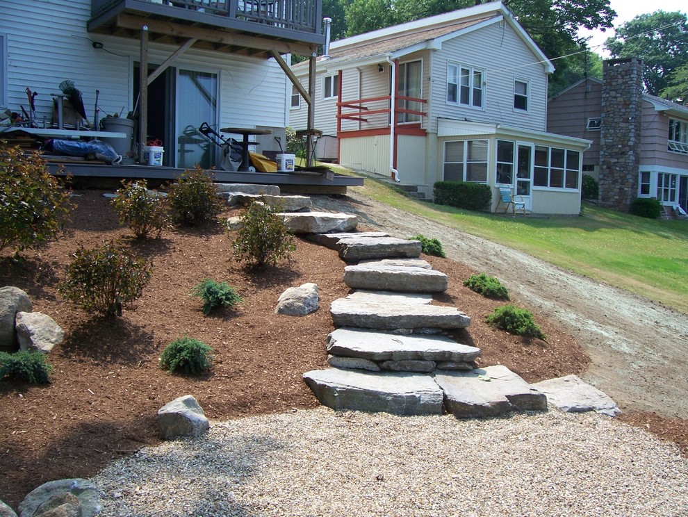 Inspiration for a rustic home design remodel in New York