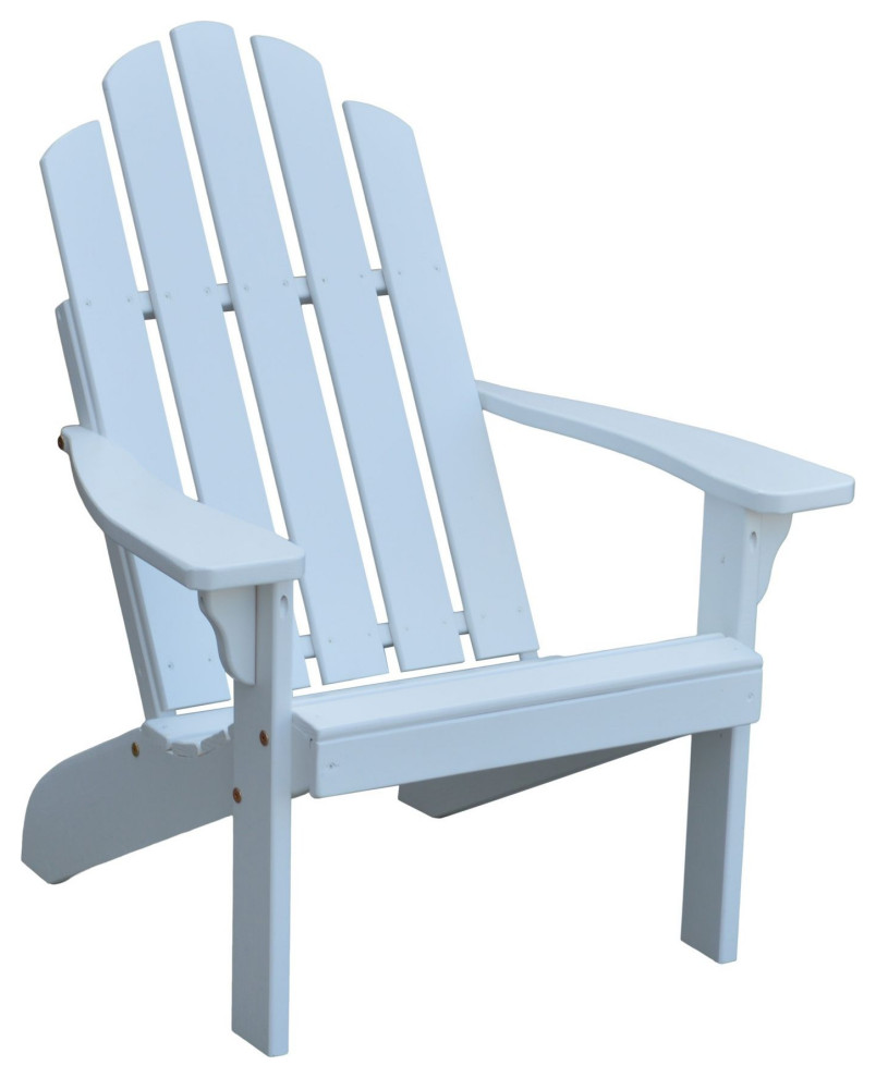 Pine Kennebunkport Adirondack Chair, White