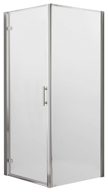 Koncept Hinged Shower Door, 760 mm, 700mm Side Panel