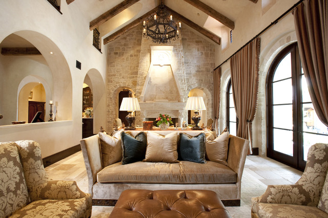 Mediterranean Living Room mediterran-wohnbereich
