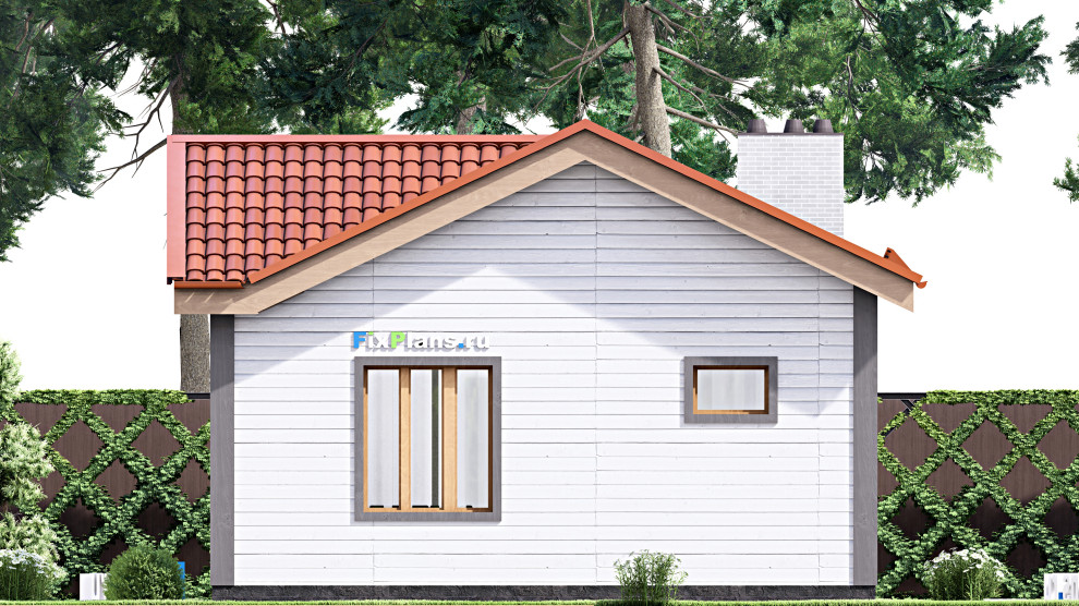 Проект одноэтажного дома 10х7м S37м2 F-15686